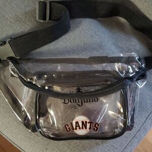 Clear Black Waist Bag